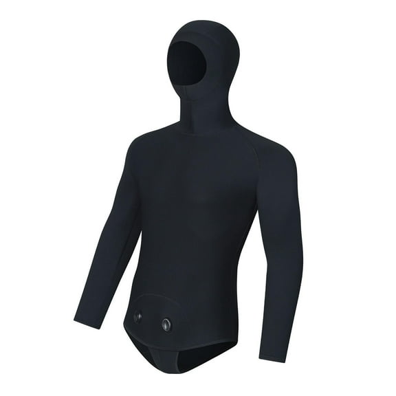 Baoblaze Men Wetsuit Top with Hood Women Jacket for Underwater Watersports Freediving L