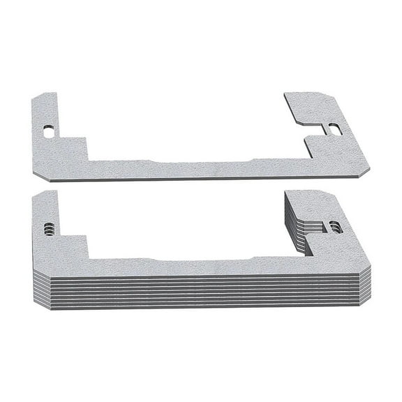 Baoblaze Metal Wall Set Easily Install for Laundry Rooms Spacers Leveler 10Pcs