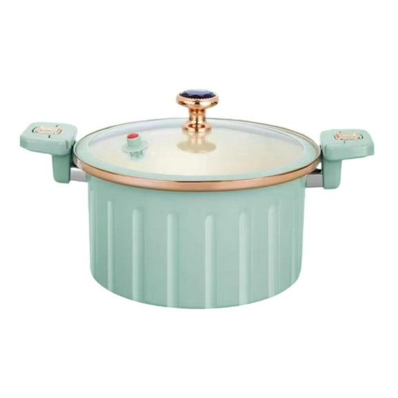 Baoblaze Micro Pressure Cooker 10L Cookware Non Stick Soup Pot for Rice Noodles Pasta