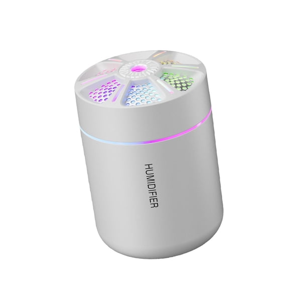 Baoblaze Mini Air Humidifier Essential Oil Diffuser for Plant Living Room Studio White