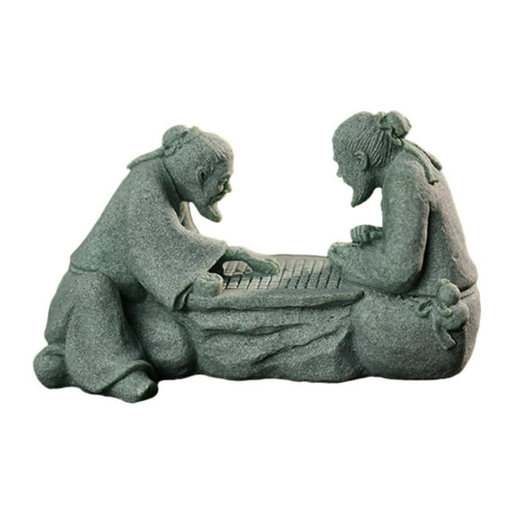 Baoblaze Miniature Figurine Decorative Art Sandstone Statue Garden Accessories for Micro C