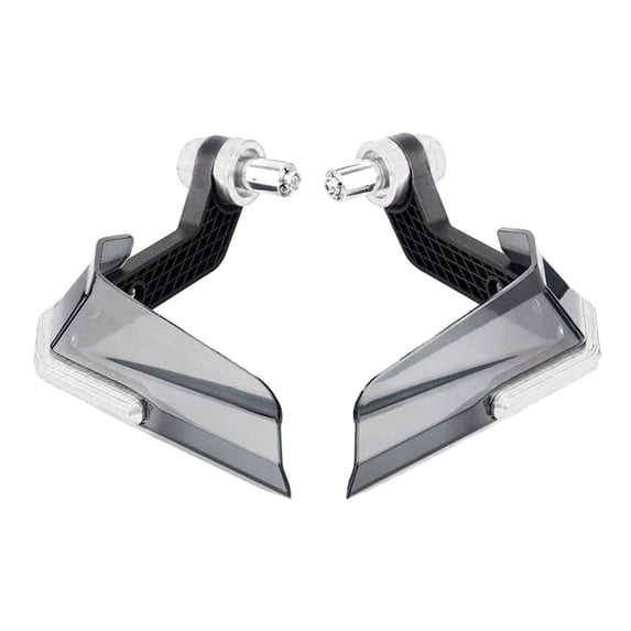 Baoblaze Motorcycle Windshield Crash Protector Motorcycle Hand Protector Deflector Silver