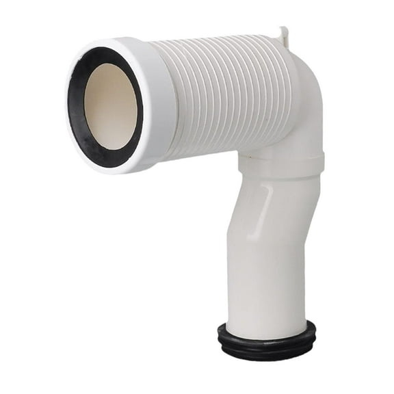 Baoblaze Offset Toilet Flange Toilet Shifter Replacement Closet Flange Extension Pipe for Bathroom Sink Drainage Systems Lavatory Sink C 35cm