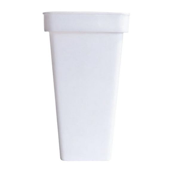 Baoblaze PP Flower Bucket for Cut Flowers Decorative for Hotel Restaurant Flower Pail White Size S