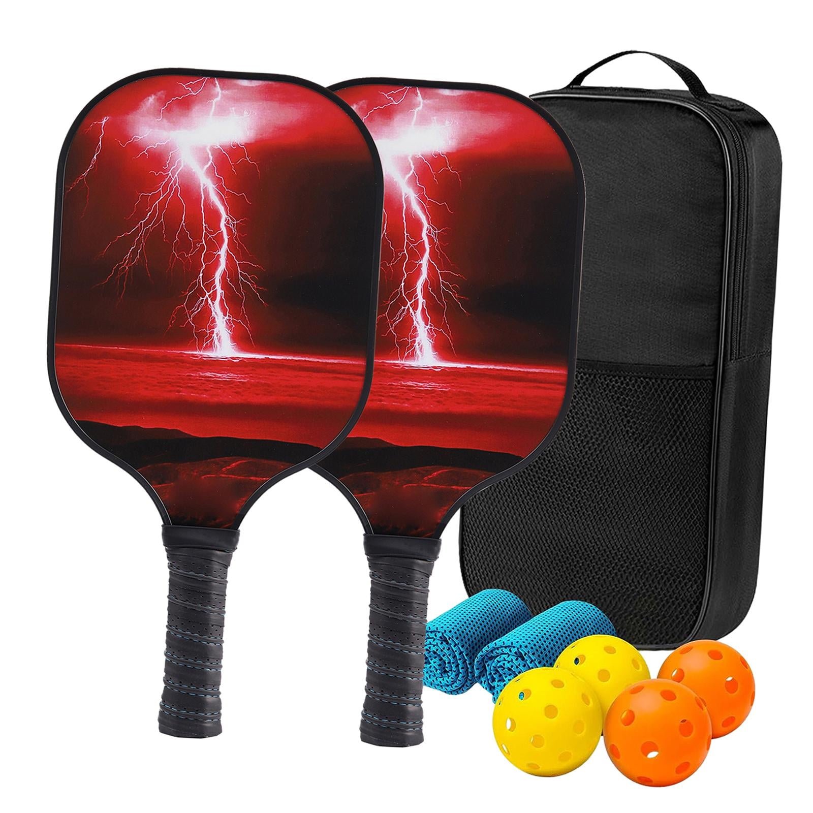 Pick Ball Racket Baoblaze Pickleball Rackets Includes 2 Rackets 4 Balls Pickleball ...