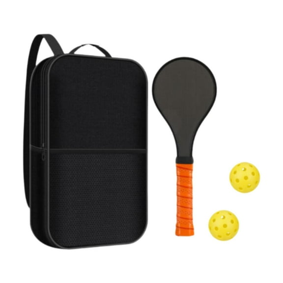 Baoblaze Pickleball Training Paddle with 2 Balls with Nonslip Grip Practical Professional Lightweight with Carry Bag Pickleball Racket A