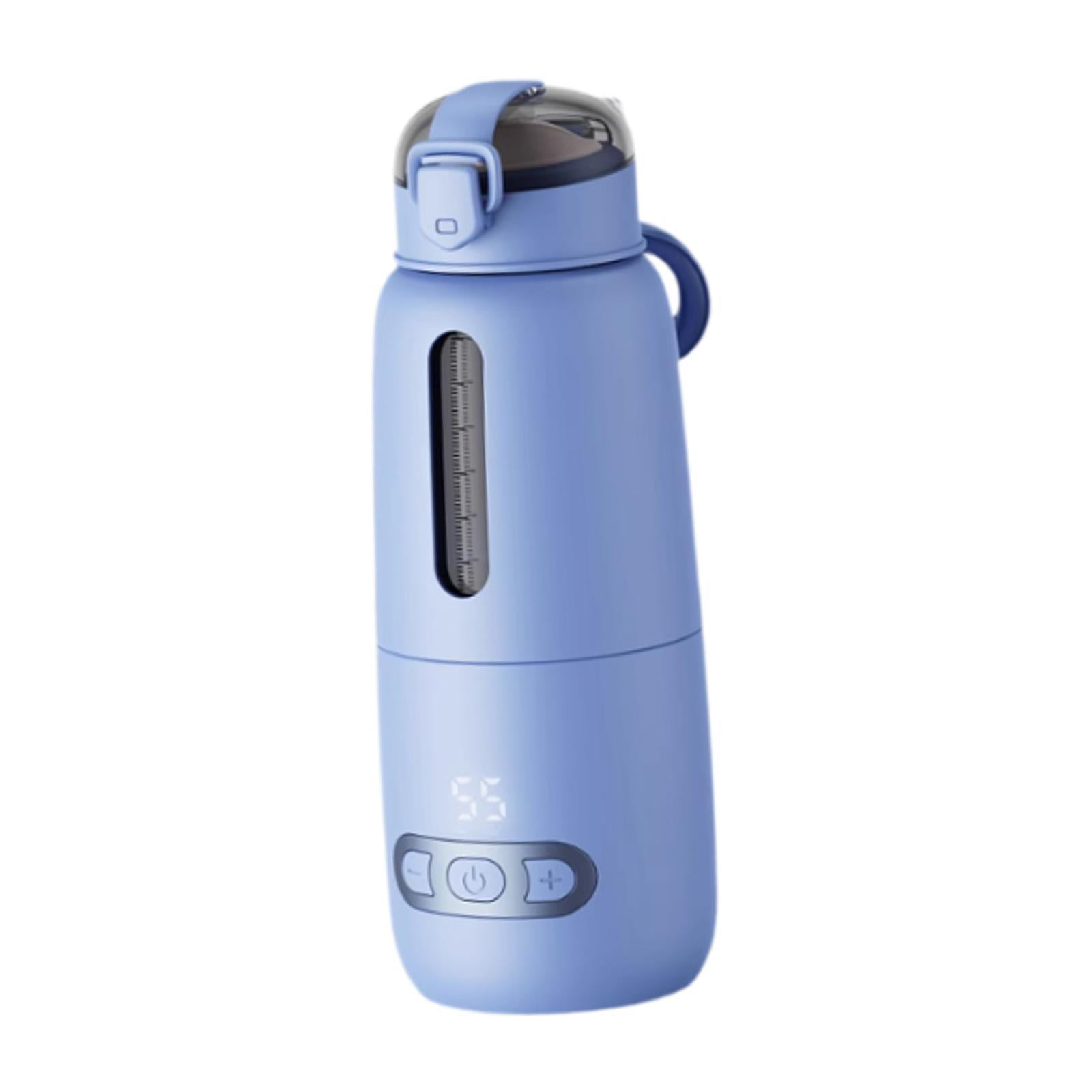 Baoblaze Portable Bottle Warmer Accurate Temperature Control Baby Milk Bottle Outdoors Ca blue 300ml