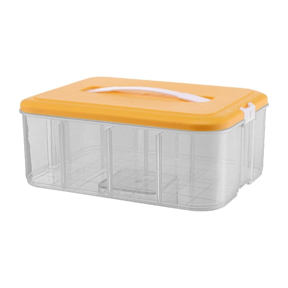 Baoblaze Portable Building Blocks Storage Gaming Building Blocks Container Case for Craft single layer