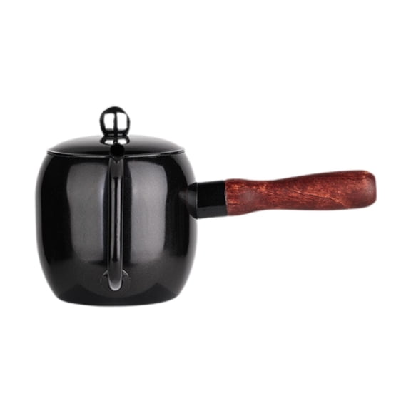 Baoblaze Pour over Coffee Kettle Thin Mouthed Hand Brewed Coffee Pot for Camping Home Black