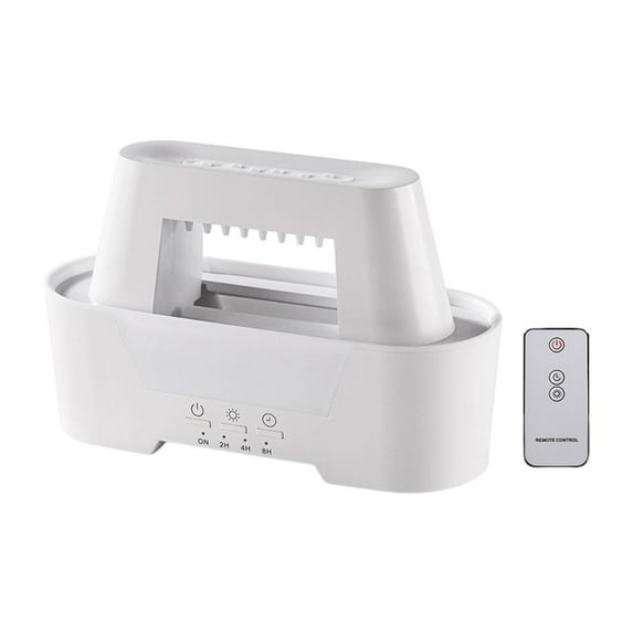 Baoblaze Raindrop Essential Oil Colorful Ambient Light Desk Humidifier Remote Control Compact Aroma for Hotel Office