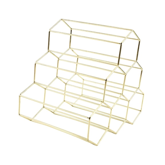 Baoblaze Red Display Rack Decorative Honeycomb Rack for Hotel Home Entrance gold