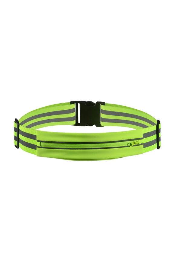 Reflective Belt Elastic Glow Belt Phone Holder Runners Belt Bag Safety Strap
