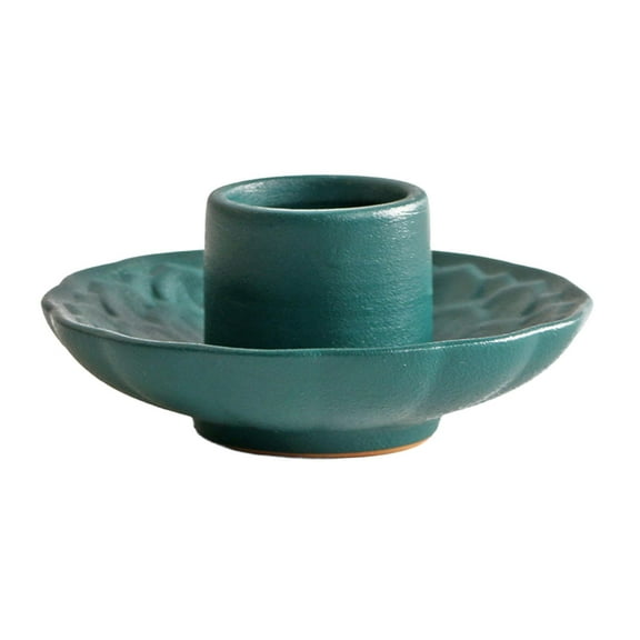 Baoblaze Sage Holder Ceramic Decorative Sage Bundle Burner for Desk Bedroom Yoga Room Green