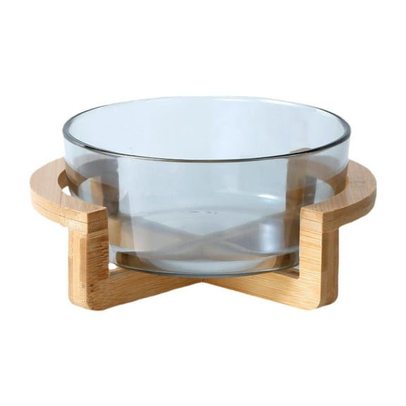 Baoblaze Salad Bowl Wood Base Multi Purpose Serving Utensil for Popcorn Dinner Snacks B