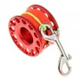 thumbnail image 1 of Baoblaze Scuba Diving Reel Wreck Cave Finger Spool Wreck Scuba Diving Tech Spool Reel with Double Ended Bolt Snap Clip for Diving Gear Red Reel, 1 of 8