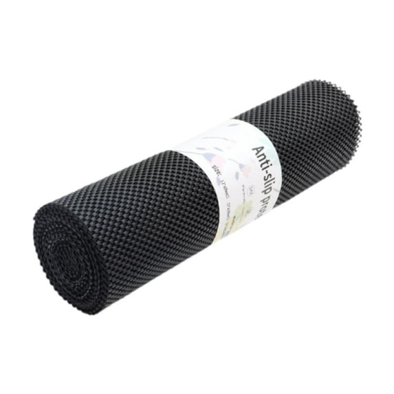 Baoblaze Shelf Liner Lining Pad Anti Slip Roll Drawer Liner for Desk Kitchen Bathroom Black