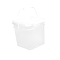 thumbnail image 1 of Baoblaze Square Bucket Heavy Duty Food Storage Container for Kitchen Paint Water Home Clear, 1 of 8