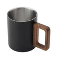 thumbnail image 1 of Baoblaze Stainless Steel Coffee Mug Double Wall Breakfast Mug for Dining Room Kitchen Black, 1 of 8