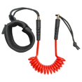 thumbnail image 1 of Baoblaze Surfboard Leash Surf Board Leash Wrist Strap Coiled Board Leash Red, 1 of 8
