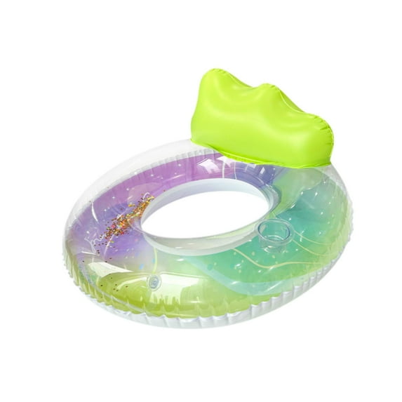 Baoblaze Swimming 2 Seat Rainbow Swim Inner Tube for Water Sports D