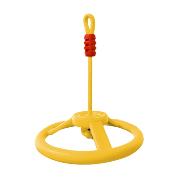 Baoblaze Swing Obstacle Wheel for Kids Monkey Wheel Swing Monkey Wheel for for Playground yellow