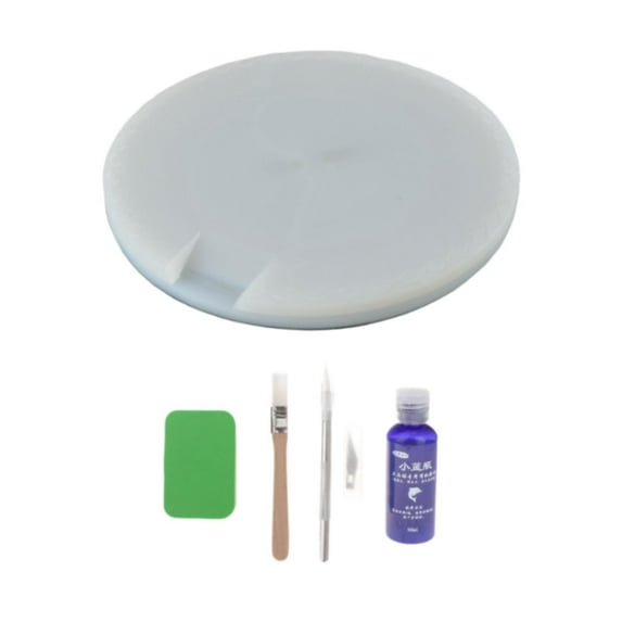 Baoblaze Table Tennis Racket Assembled Cutting Board Non Slip Sponge Cleaner PE Board