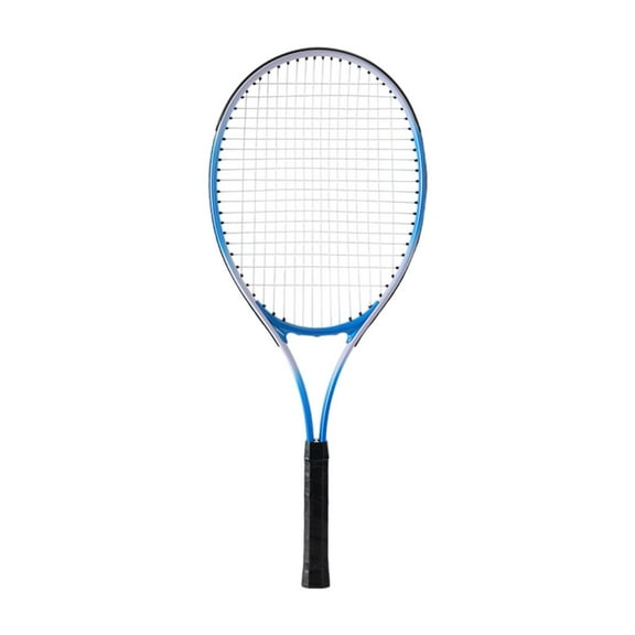 Baoblaze Tennis Racket Only Portable Nonslip Grip Nylon Strings for Park Beach Garden Adults Blue