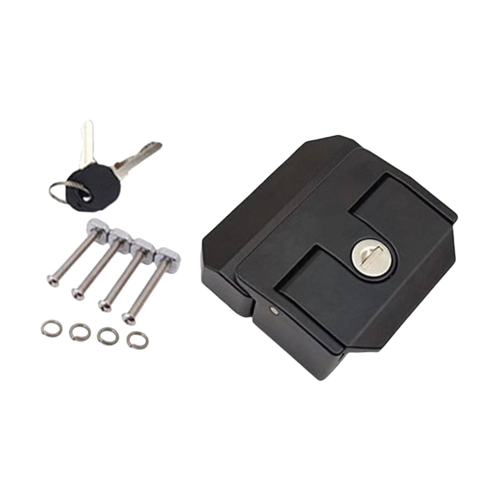 Baoblaze Tool Box Lock with M5*40 Screws Cabinet Door Lock for Aluminum Doors RV interior black