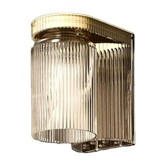 Baoblaze Toothbrush Holder for Bathrooms with Cup Self Draining Bathroom Decor Shower beige