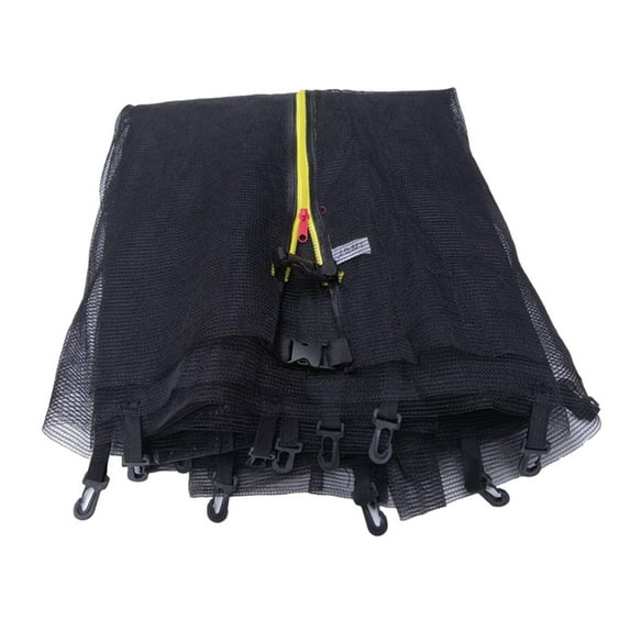Baoblaze Trampoline Enclosure Net Safe Net Nylon Barrier Net Easy to Install Repair Parts 10ft 6 Poles
