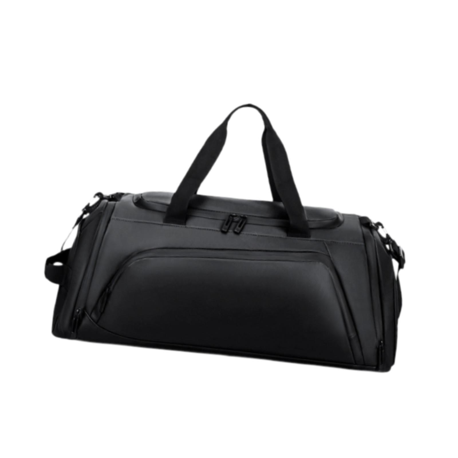 Baoblaze Travel Duffle Bag Luggage Bag Sports Gym Bag Oxford Cloth Men Women Shoulder Bag Carry on Overnight Bag for Sports Gym Travel Black