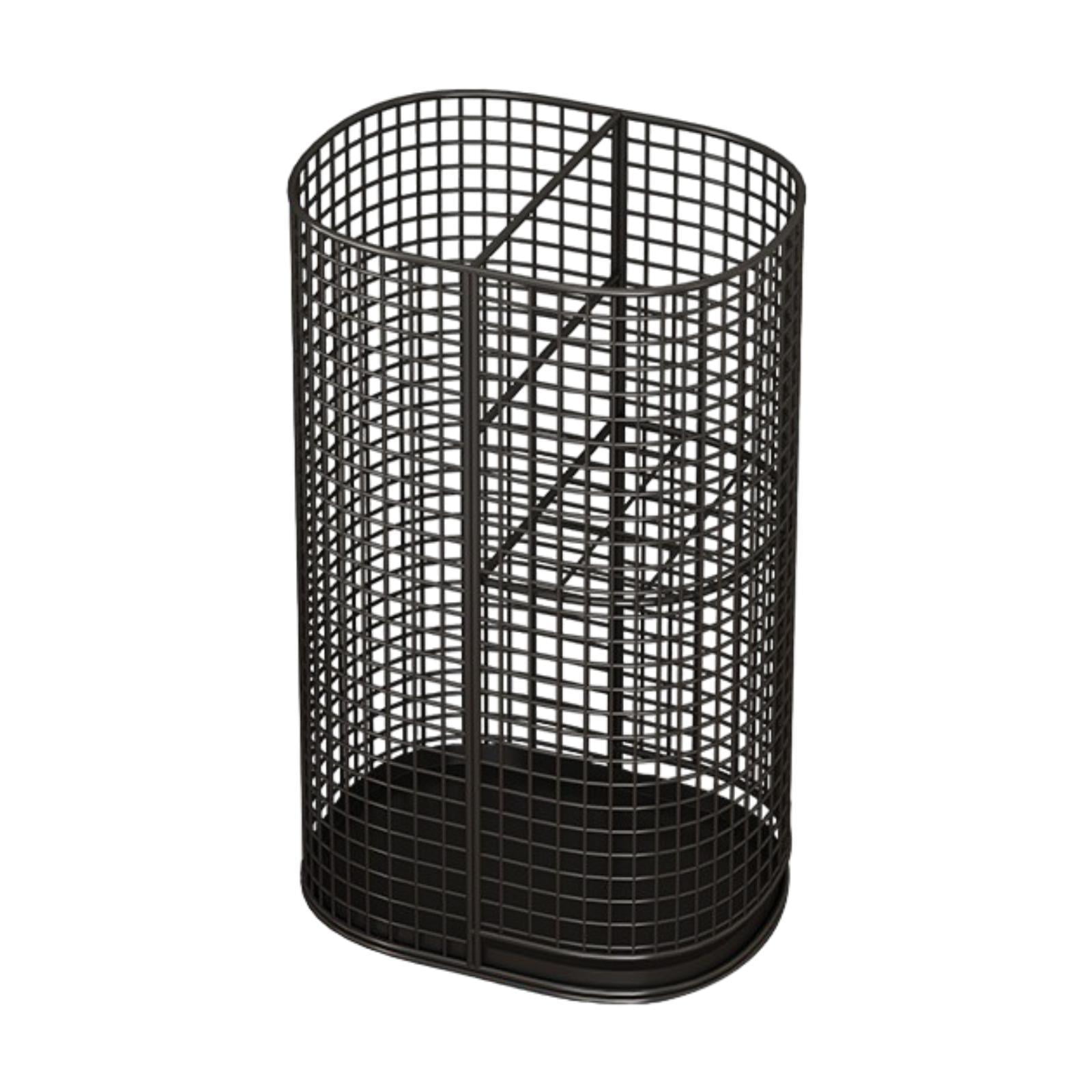Baoblaze Umbrella Organizer Umbrella Storage Rack with Drip Tray Home Decoration Stable Indoor Umbrella Holder Umbrella Stand for Home Black