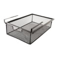thumbnail image 1 of Baoblaze Under Desk Organizer Hanging Storage Shelf Pullout for Kitchen Office Pantry Black, 1 of 8