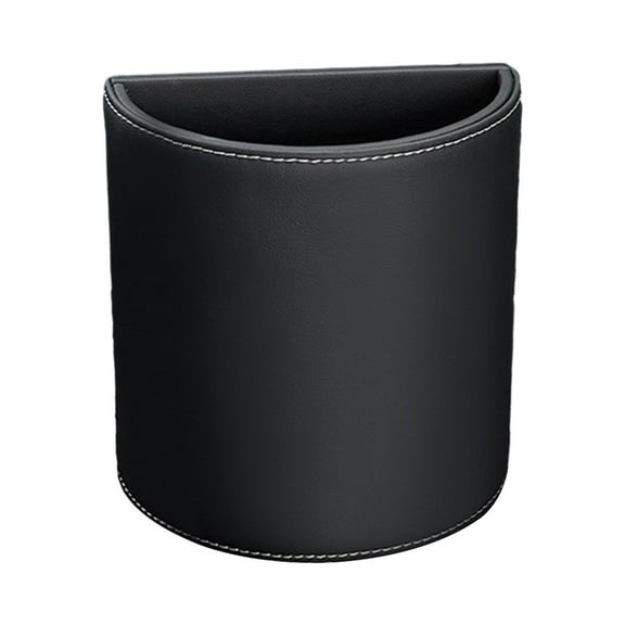 Baoblaze Vehicle Garbage Bin Car Garbage Can Side Door Waste Basket Bin Car Trash Can black