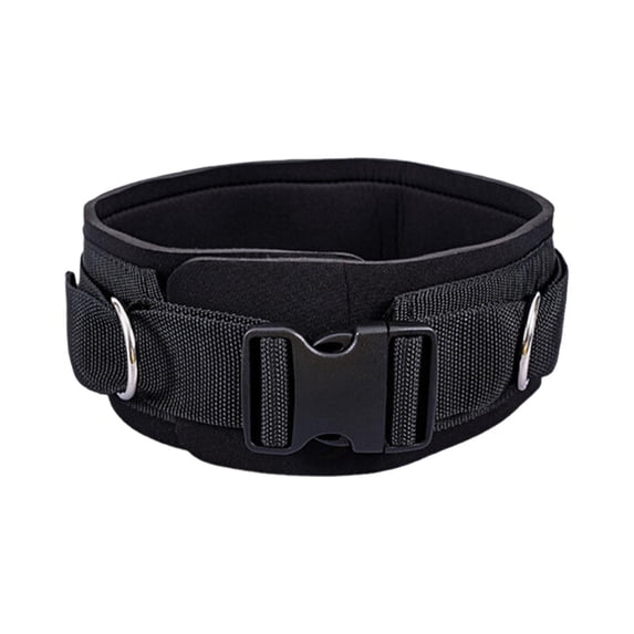 Baoblaze Waist Belt Adjustable with Rings Fitness Belt for Home Gym Strength Training