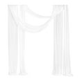 thumbnail image 1 of Baoblaze Wedding Arch Chiffon Drape Table Runner Panel for Stage Party Photo Backdrop White, 1 of 8