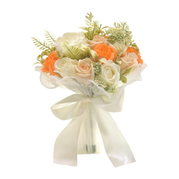 Baoblaze Wedding Bouquet Artificial Flowers Soap Material Floral Wedding Centerpieces for Color A