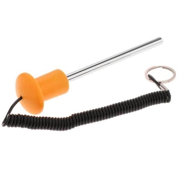 Baoblaze Weight Stack Pin Accessories Multipurpose Stainless Steel Weight Machine Pin Orange 10x105mm