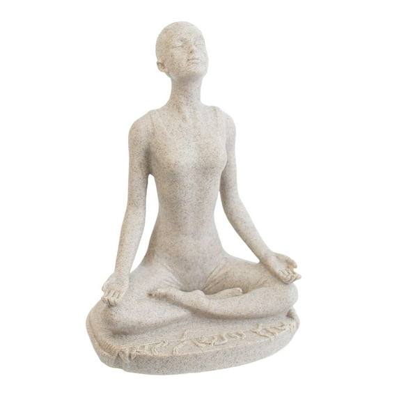 Baoblaze Yoga Statue Decorative Resin Resin Abstract Figurine for Cabinet