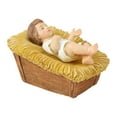 Baoblaze in Manger Statue Artwork Resin Figurine for Indoor Office