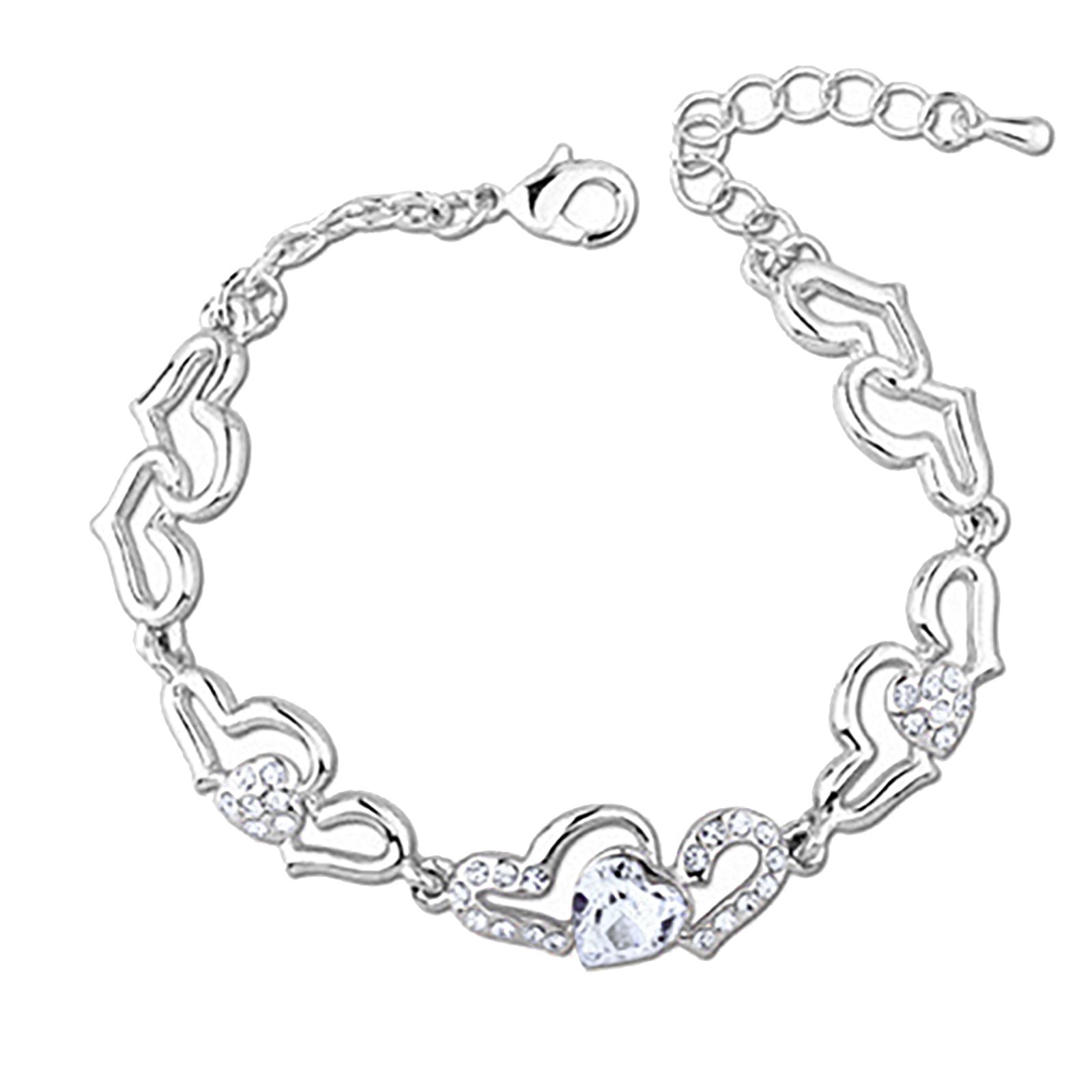 Baocc Accessories Heart Bracelet Jewelry Austrian Bangles Popular