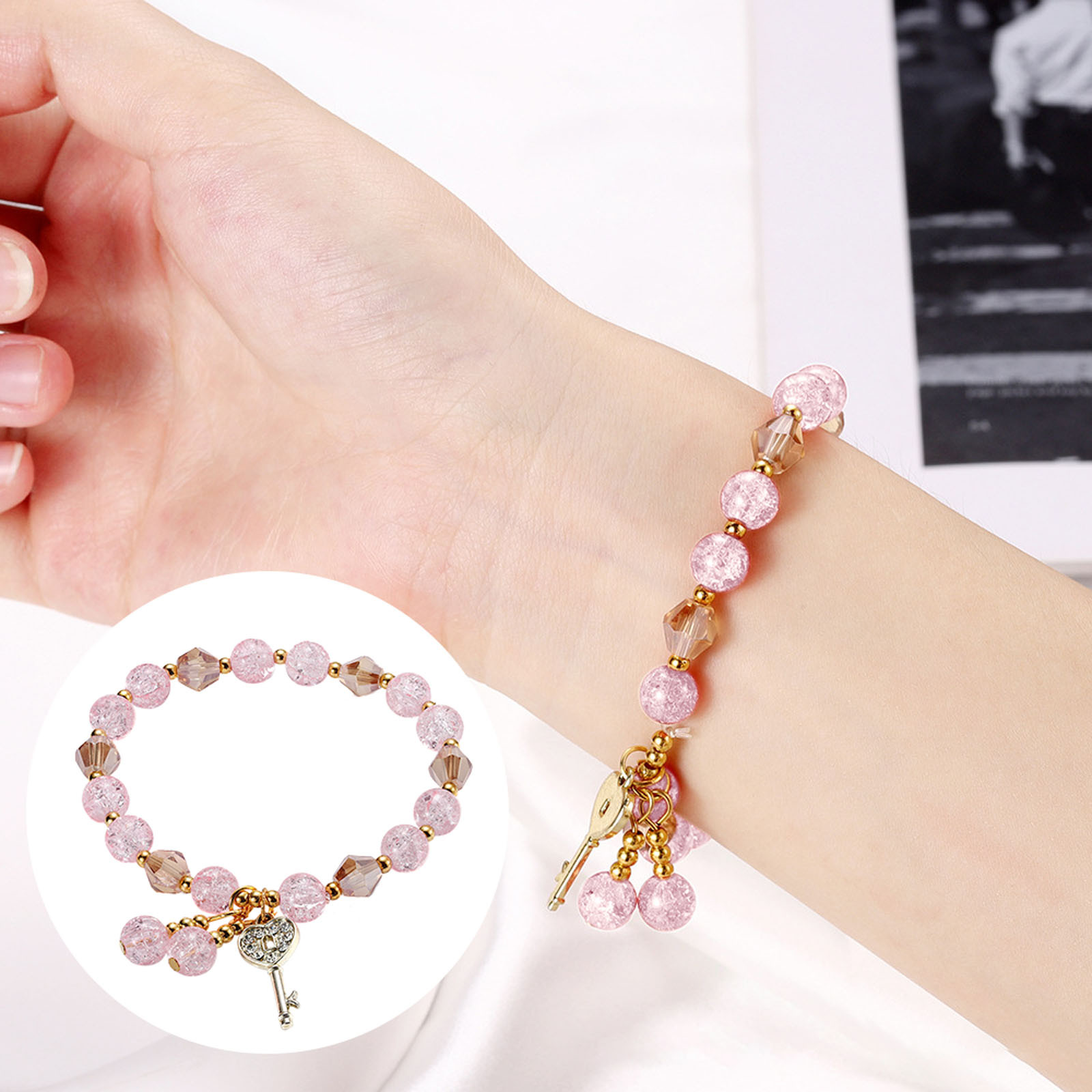 Ladies stretch bracelets best sale