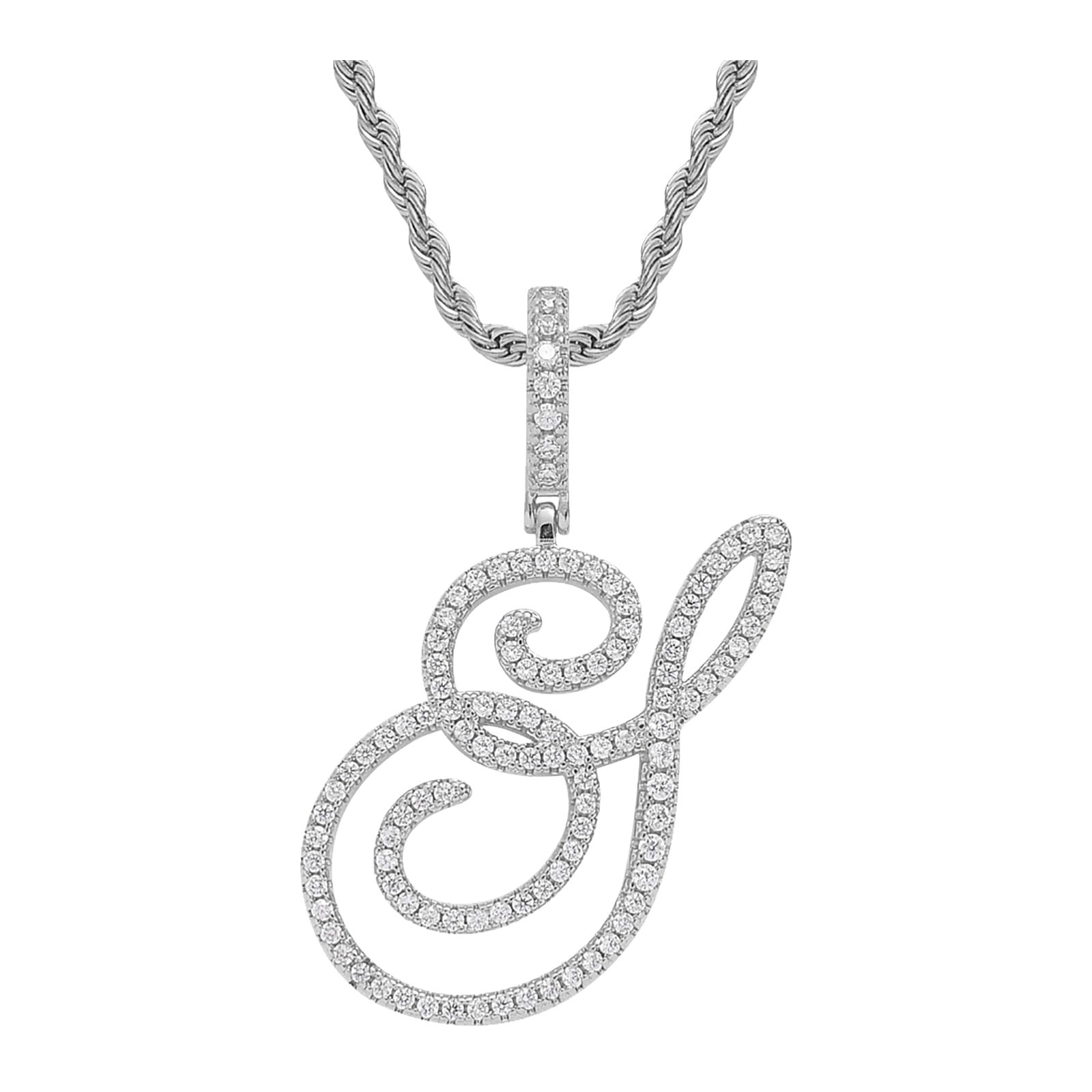 Diamond chain sale pendants mens
