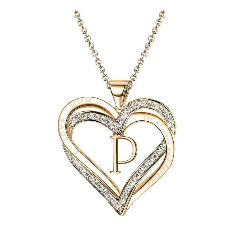 Baocc Accessories Neck Necklace Letters Letter Fashion Heart Chain