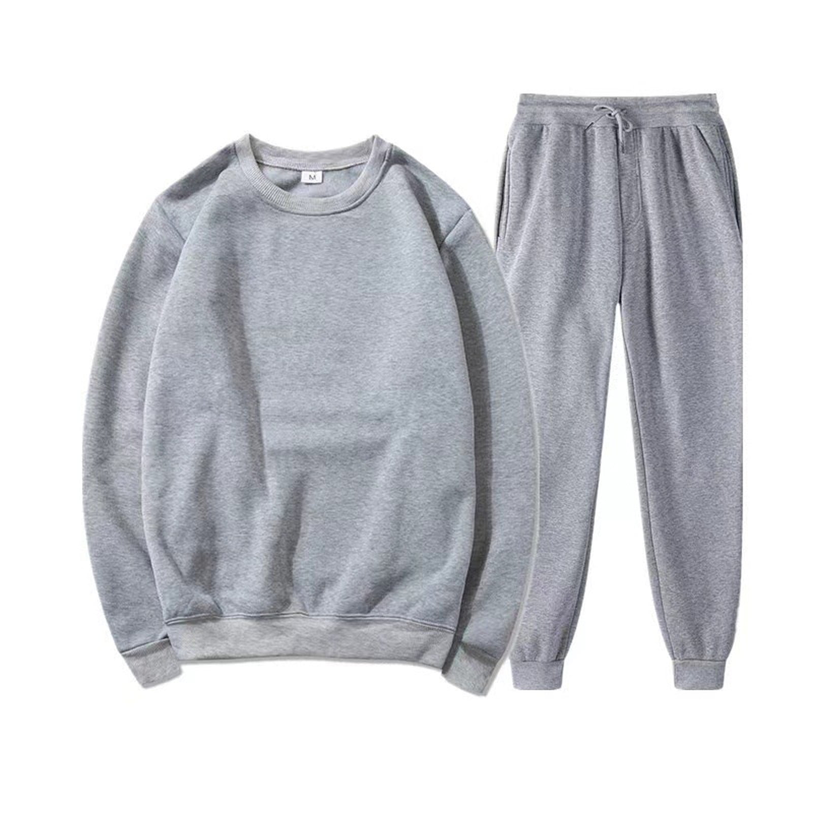 Baocc Crewneck Sweatshirt Men, Men's Casual Tracksuits Long Sleeve ...