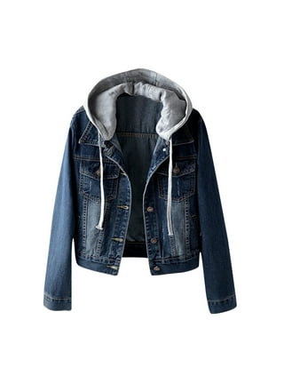 Wallflower jean jacket hoodie hotsell