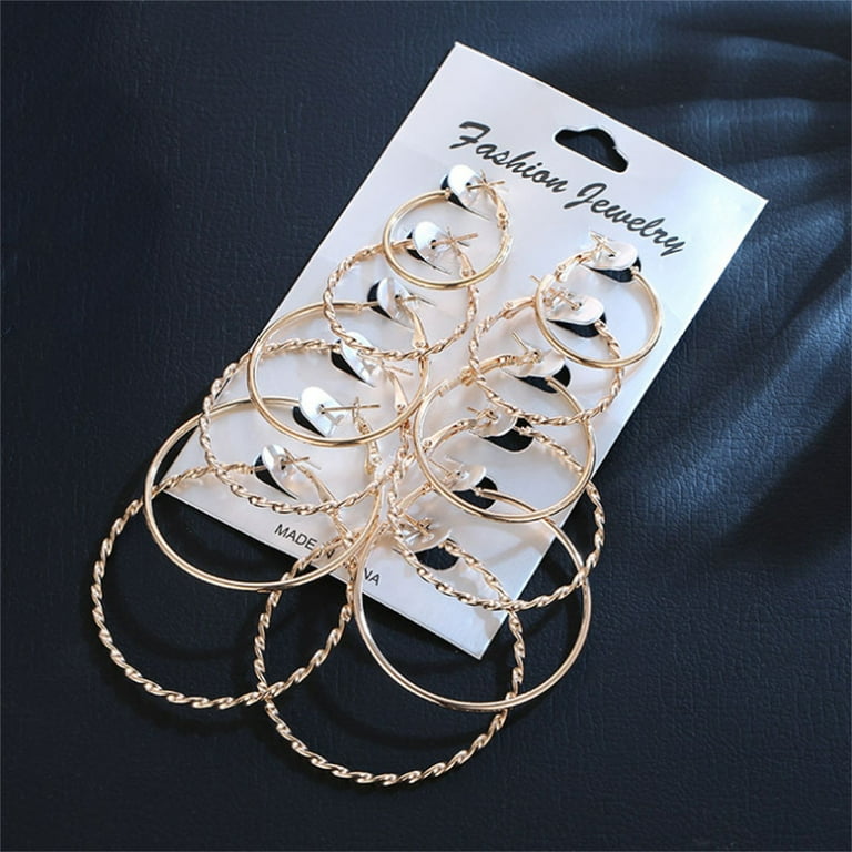 Huge hoop earrings hot sale
