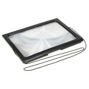 Baocc Led Lights for Bedroom Sheet A4 Magnifier Large Led Hands Cord Glass 4 Neck Magnifying Led Light