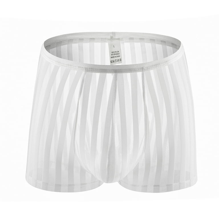 Men Briefs Hot Sale Panties Shiny M~2XL See Through Shorts Spanex Stretch  Boxers