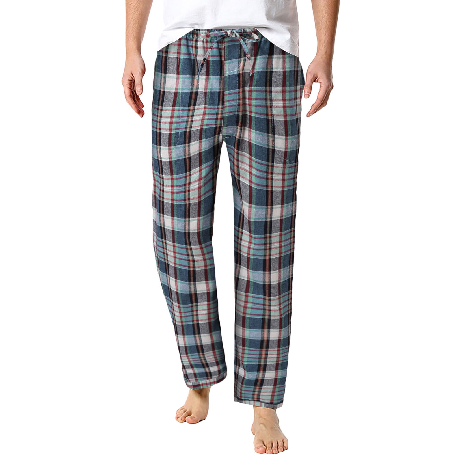 Mens Pajama Bottoms | EcoFlannel Mens Plaid Pants | Fishers Finery